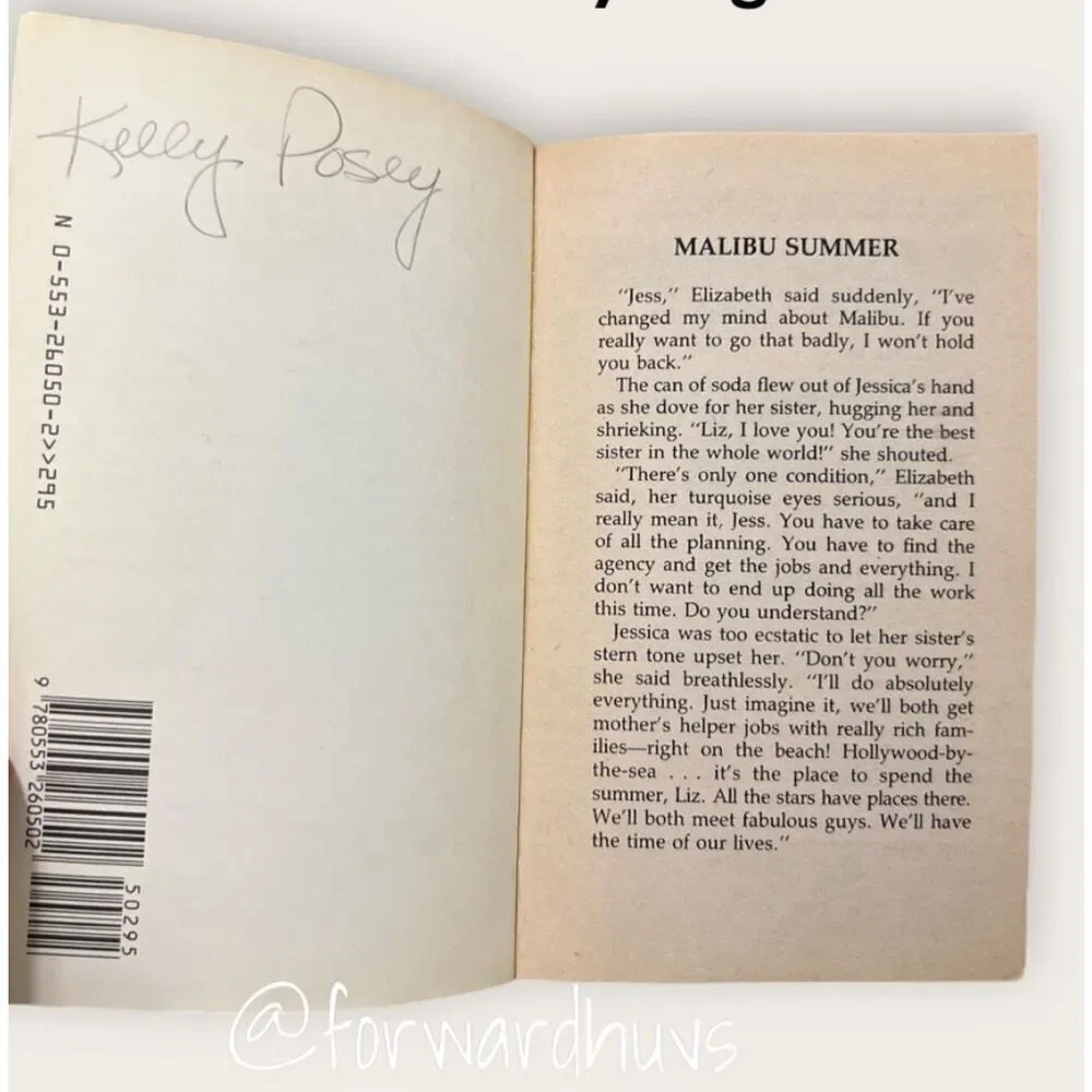 Bundle Sale 3 for $15 | Sweet Valley High | Super Edition Malibu Summer | 1986
